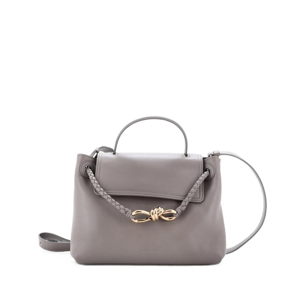 Ciao Ciao Top Handle Bag Leather with Intrecciato Detail Small satchel 1