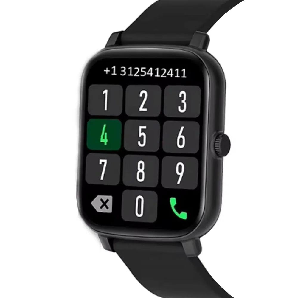 Специальная ограниченная серия «Китайский Новый год» IOS/Android Black SmartWatch с 2 резиновыми ремешками 5