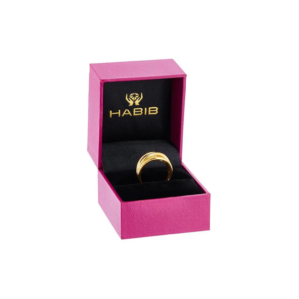 HABIB 999/24K Желтое золото Кольцо 9GR00860425 5