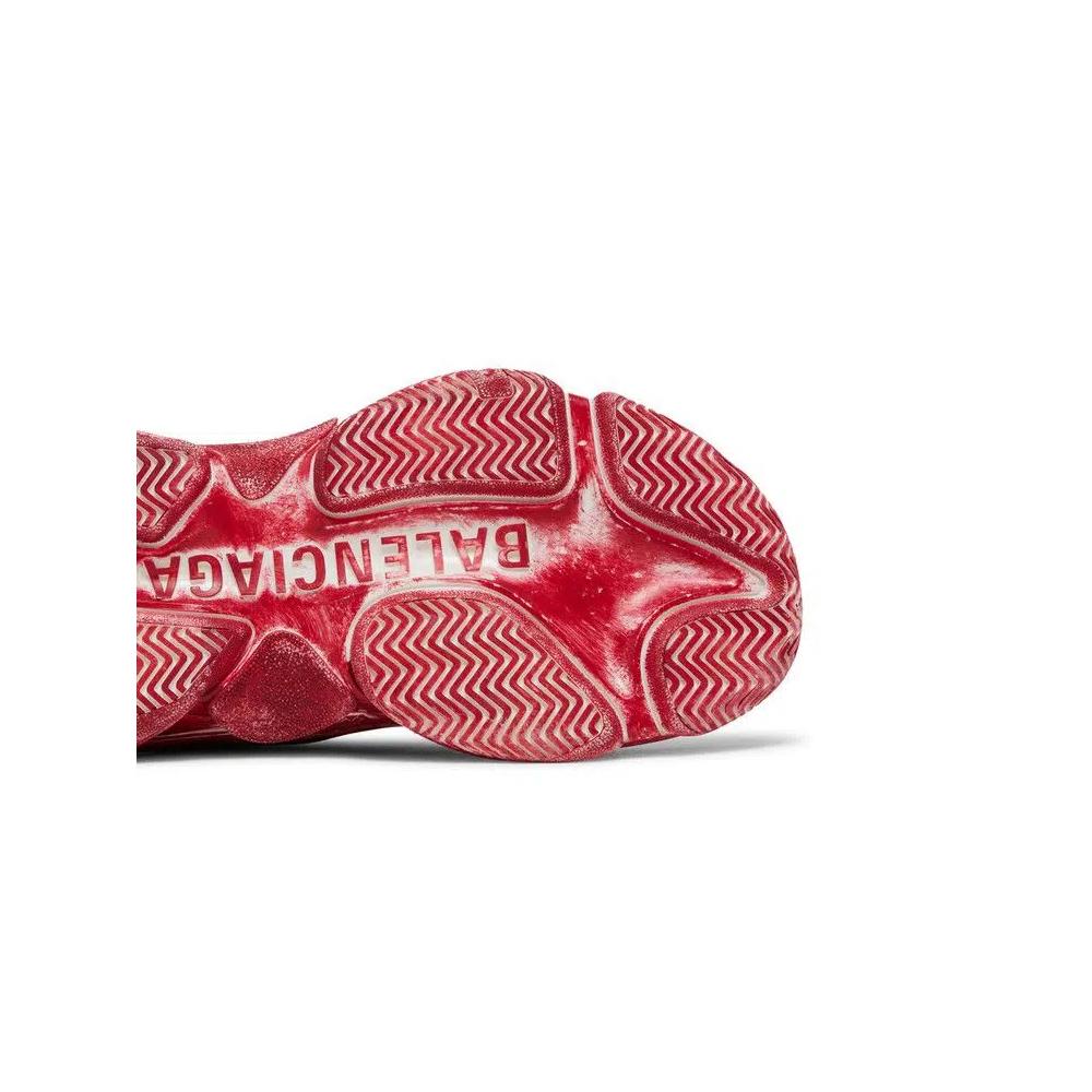 Кроссовки Balenciaga Wmns Triple S Sneaker 'Темно-красный' 5