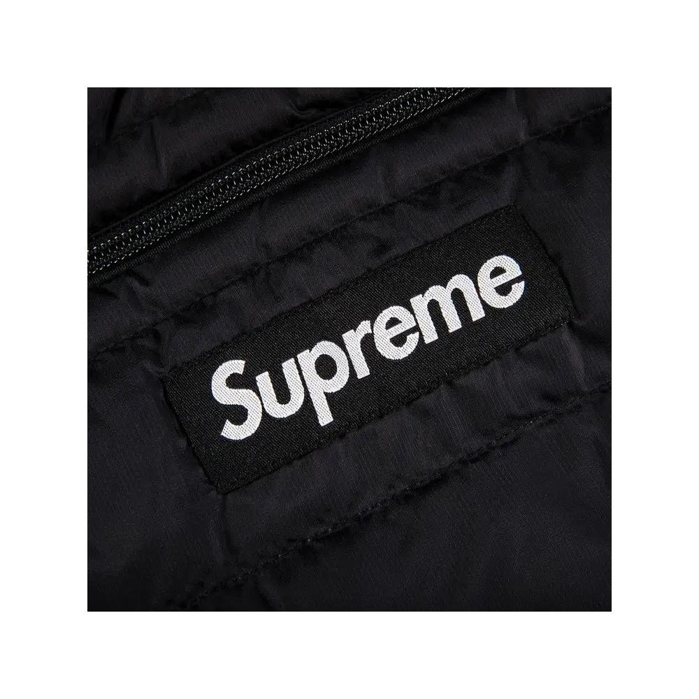Пуховики Supreme Micro Down Half Zip Hooded Pullover 'Black' 2