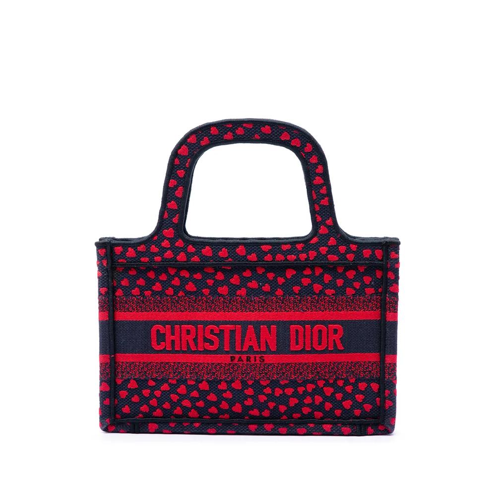 Мини-сумка Pop Heart I Love Paris Book Tote из канваса с вышивкой (2021 год) 1