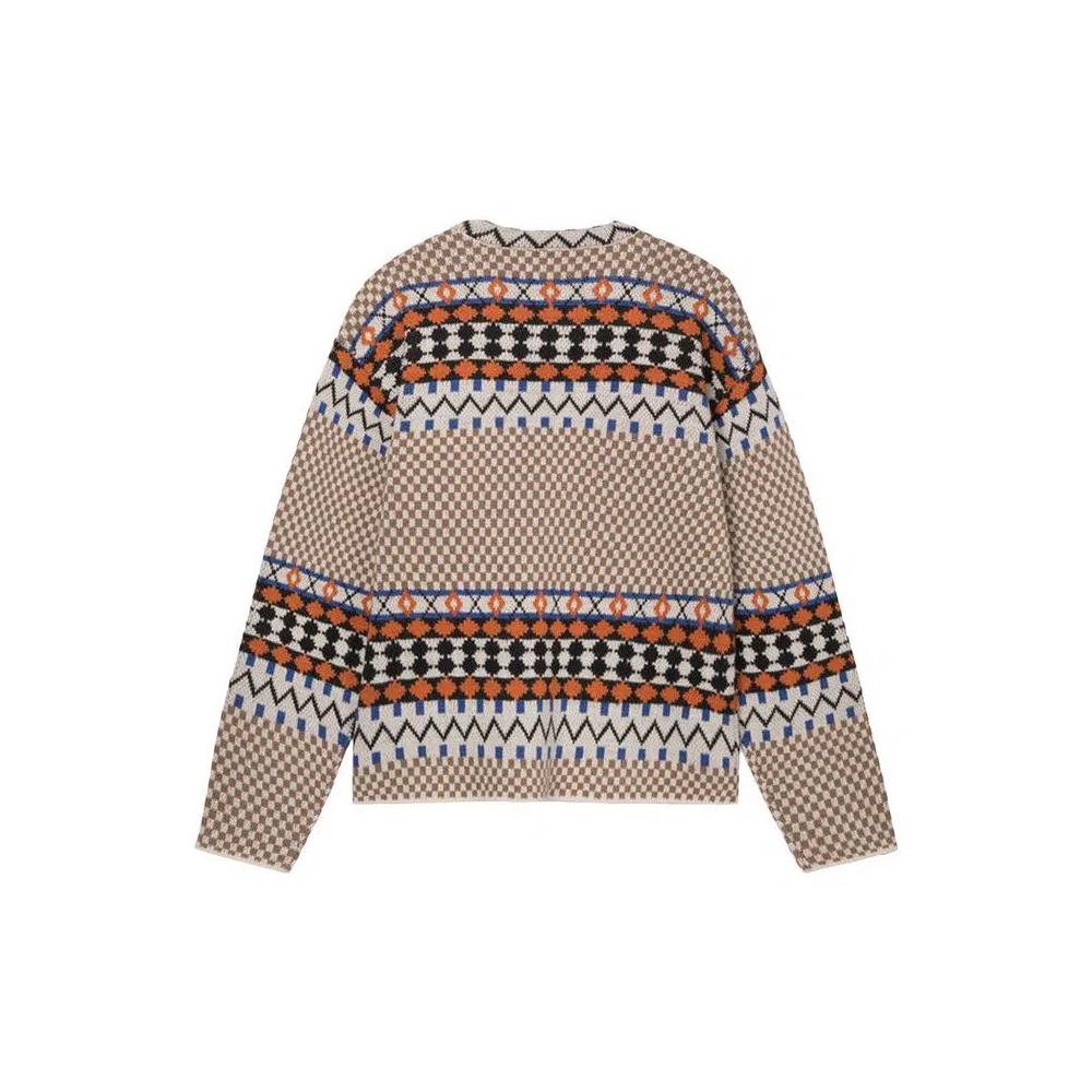 Свитера Stussy Jacquard Knit Crew 'Brown' 2