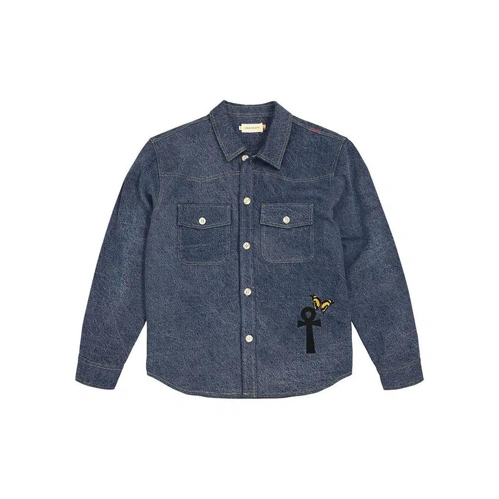 Джинсовые куртки Honor The Gift Denim Varsity Jacket 'Blue' 1