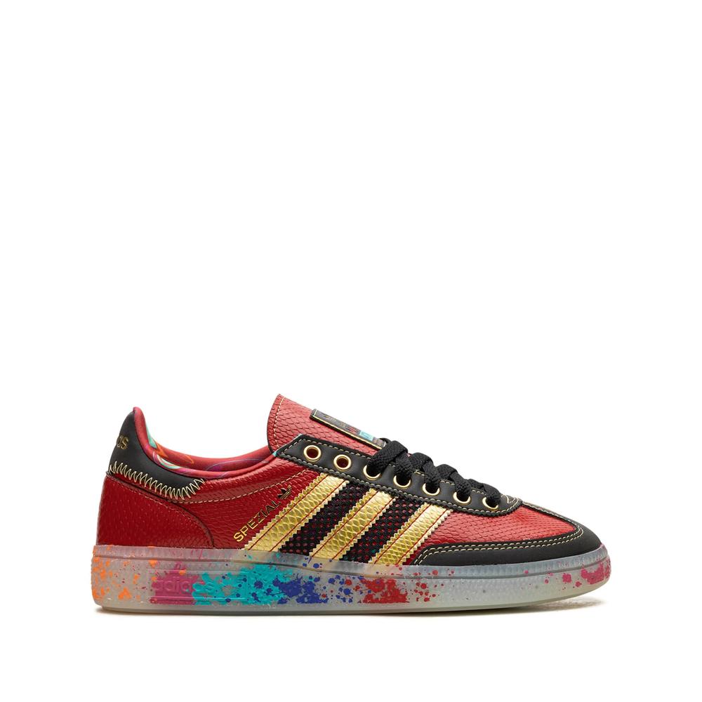 Handball Spezial S.E.E.D. кроссовки Scarlet Gold Paint Splatter 1