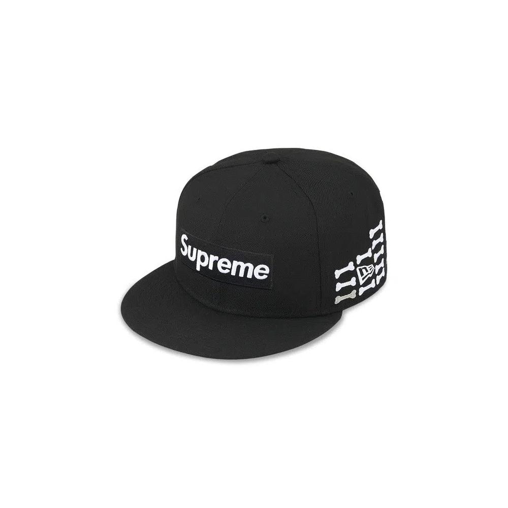 Кепки Supreme Bones Box Logo New Era 'Black' 1