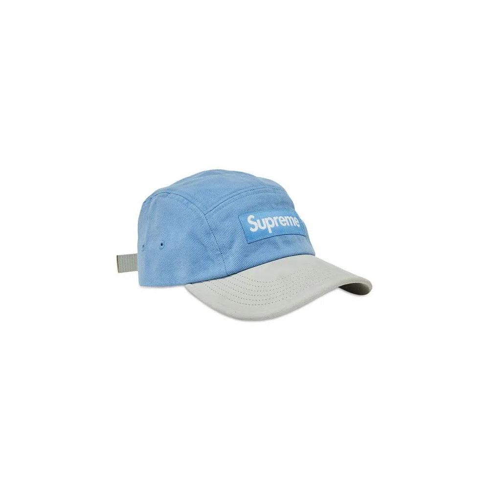 Кепки Supreme Suede Visor Camp Cap 'Light Blue' 2