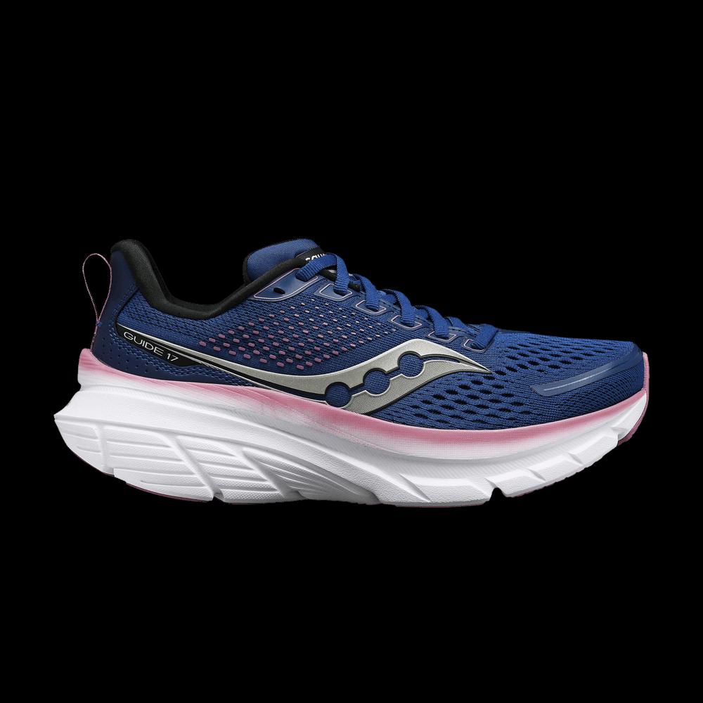 Кроссовки Saucony Wmns Guide 17 Wide 'Navy Orchid' 1