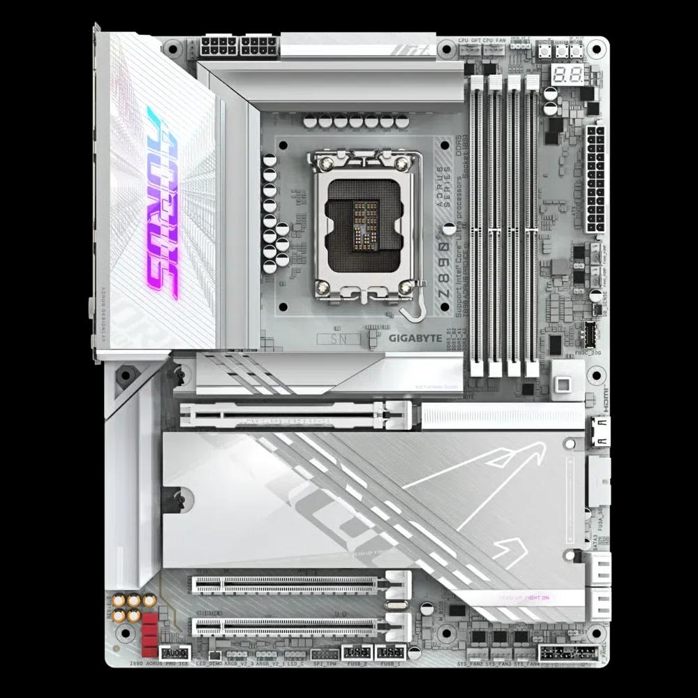 GIGABYTE Z890 AORUS PRO ICE ATX белая материнская плата (DDR5) 2