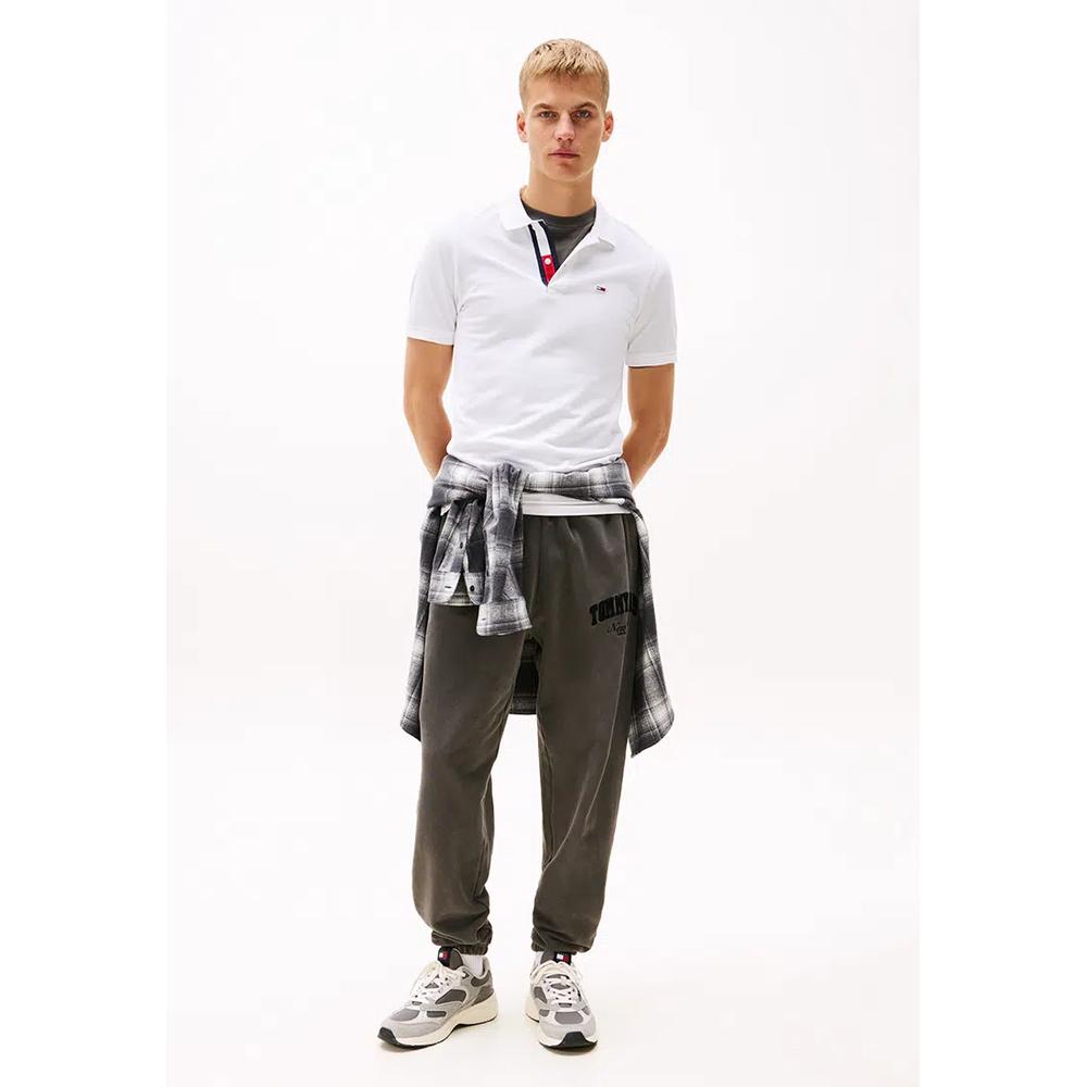 Хлопковое поло с узким кроем - Tommy Jeans 8