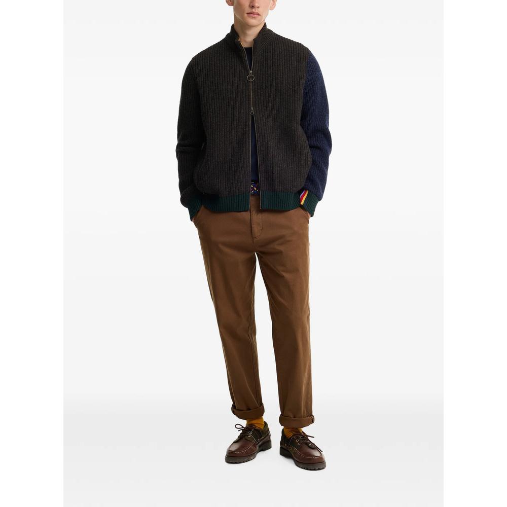 x Paul Smith Gamefair cable-knit zip-up cardigan 2