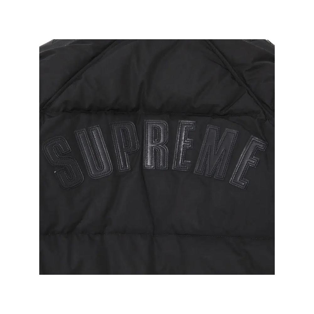 Пуховики Supreme Star Sleeve Down Puffer Jacket 'Черный' 3