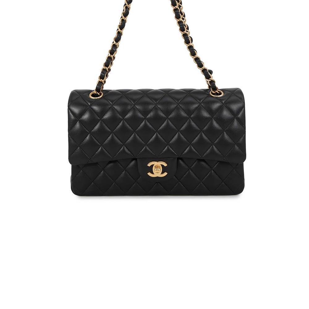 2021-2026 Medium Classic Lambskin Double Flap shoulder bag 1