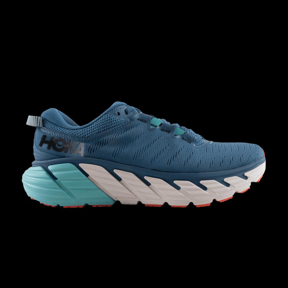 Кроссовки HOKA Gaviota 3 'Real Teal Aquarelle' 1