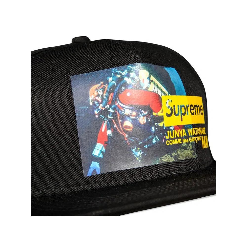 Кепки-снэпбэки Supreme x Junya Watanabe x Comme des Garçons MAN Nature 5-Panel Hat 'Black' 3