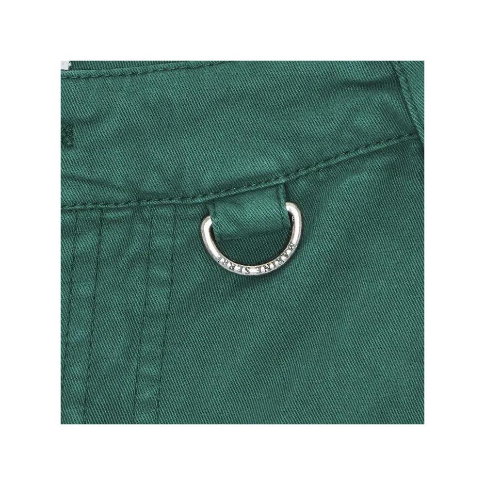 Брюки Marine Serre Workwear Pants 'Evergreen' 3