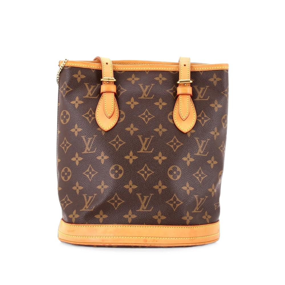 Petit Monogram Canvas bucket bag 2