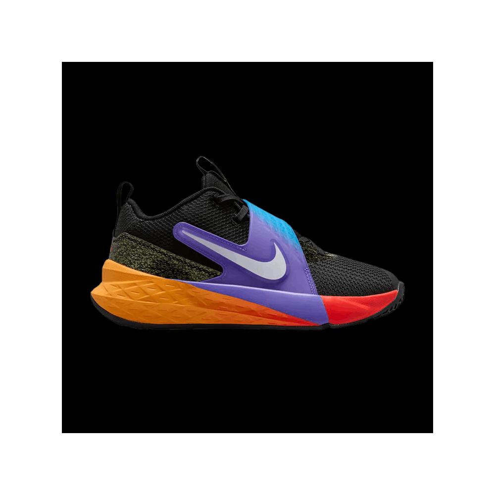 Кроссовки Nike Team Hustle D12 GS 'Black Laser Orange Action Grape' 1
