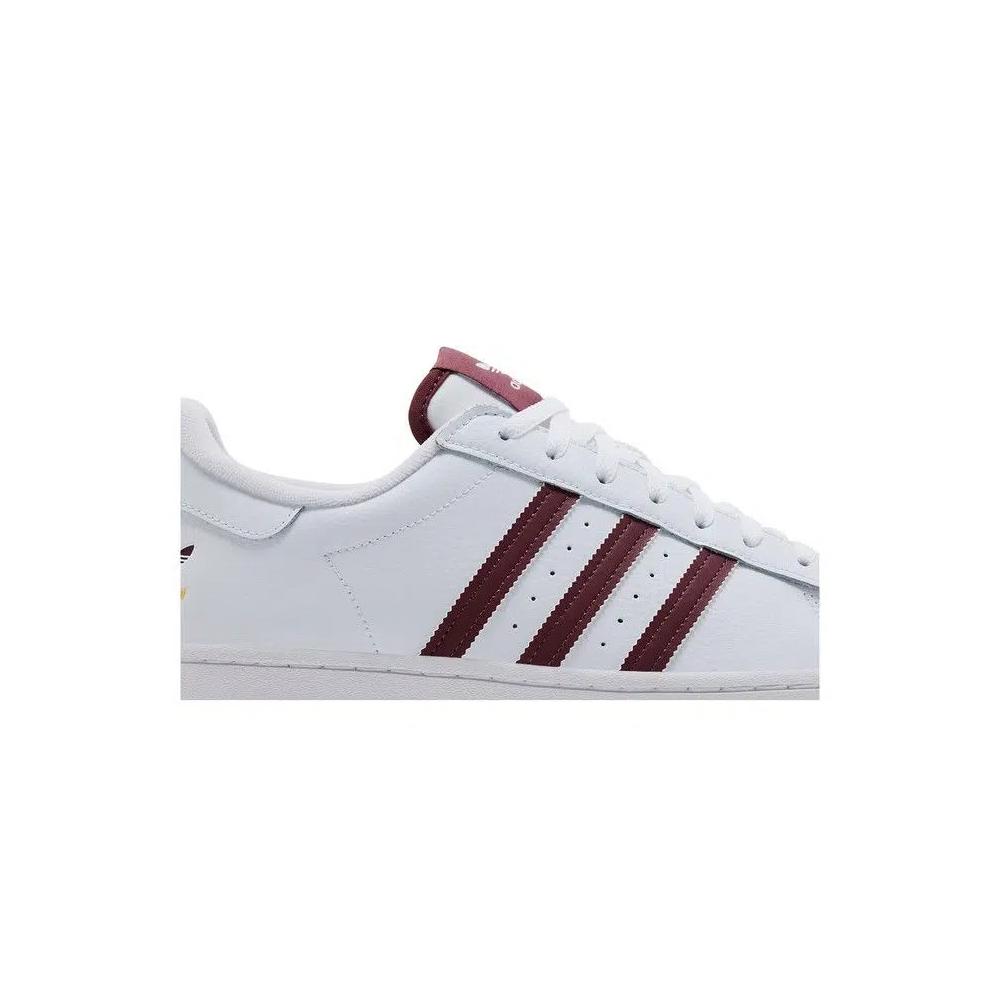 Кроссовки adidas Superstar 'White Quiet Crimson' 2