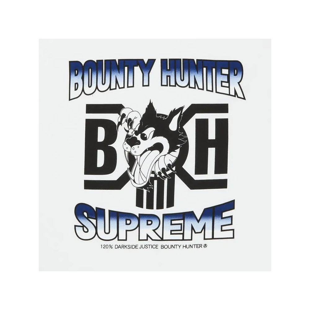 Футболки Supreme x Bounty Hunter Wolf Tee 'White' 3