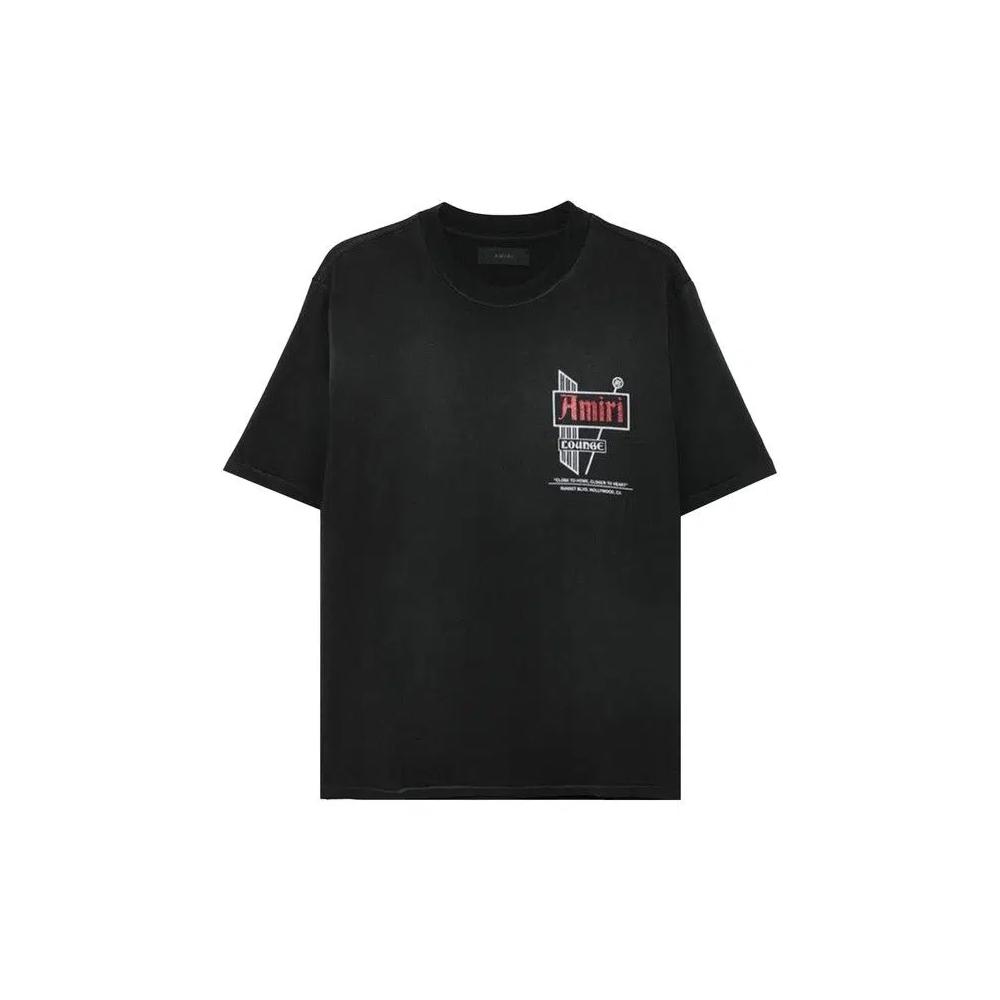 Футболки с коротким рукавом Amiri Vintage Lounge Tee 'Черный' 1