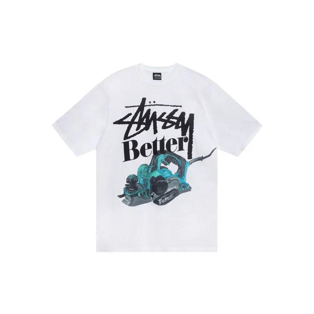 Футболки Stussy x Better Gift Shop Built Better Tee 'White' 1