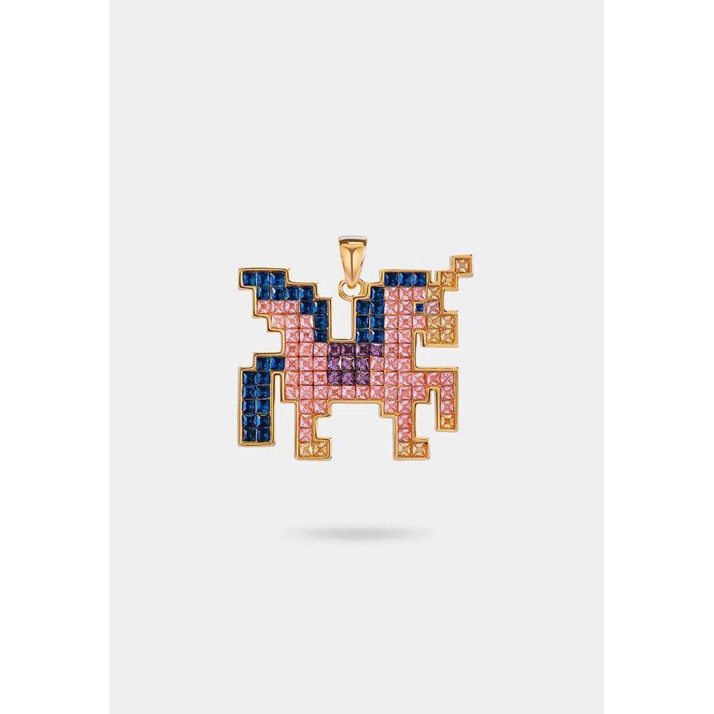 Подвеска Pixel Pink Unicorn Pendant 011 1