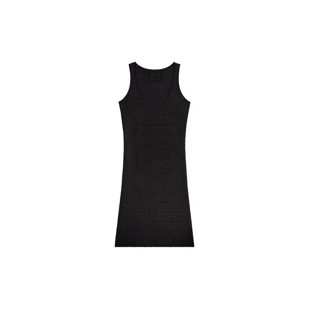 Платья Givenchy Tank Top Dress In 4G Jacquard 'Black' 1
