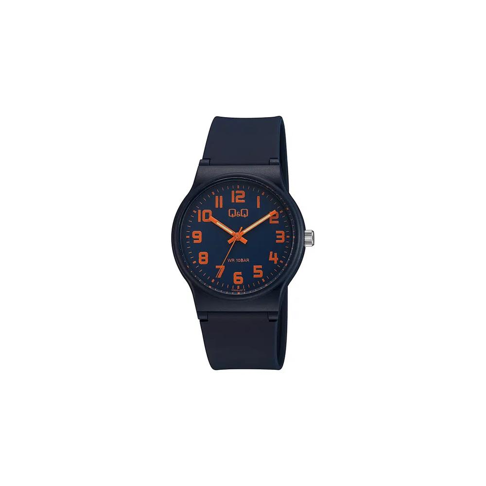 Часы Citizen VS50J012Y мужские аналоговые с синим резиновым ремешком 1