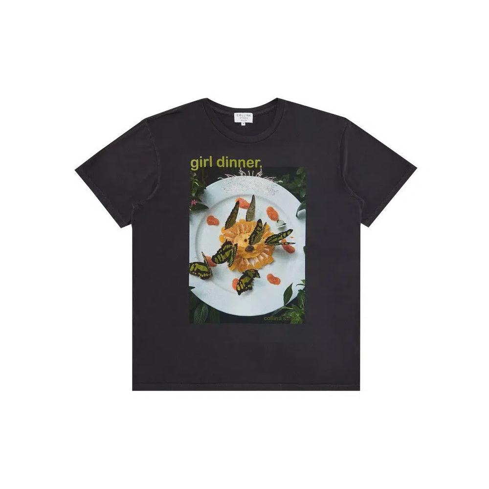 Топы Collina Strada Rhinestone Graphic Tee - Girls Dinner 1