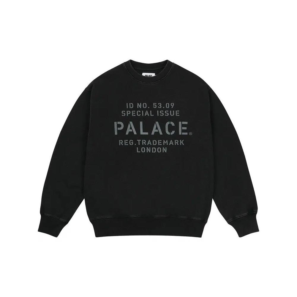 Свитера Palace Stencil Crew 'Black' 1
