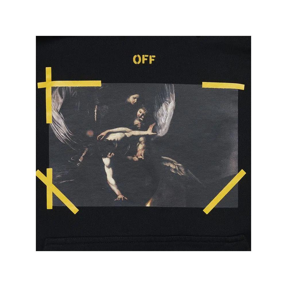 Худи Off-White Caravaggio Printed Hoodie 'Black/White' 3