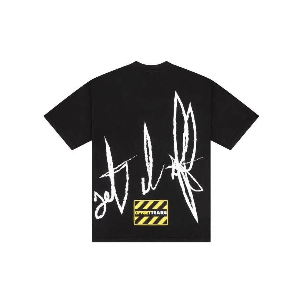 Футболки Denim Tears x Offset Set It Off #3 T-Shirt 'Black' 2