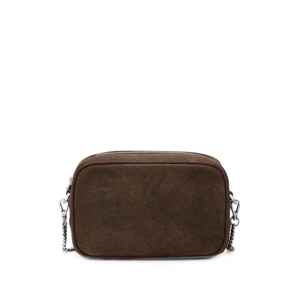 mini Star Bag in military-green suede with tone-on-tone star and studs 2
