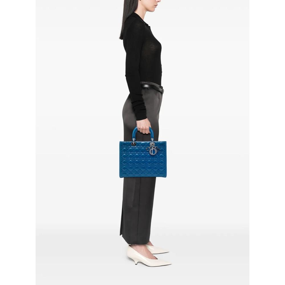 Большая сумка-сэтчел Cannage Lady Dior (2014 год) 2