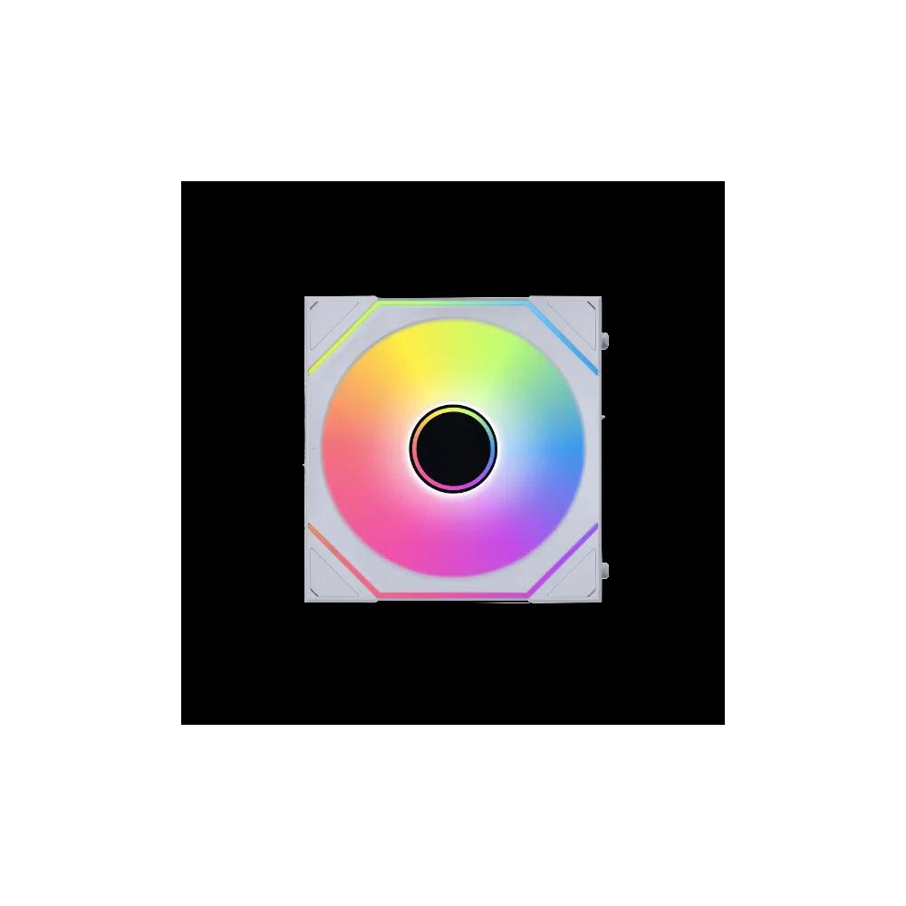 LIAN LI UNI FAN SL-INF WIRELESS Reversed Blade 120mm обратный одиночный вентилятор - White 3