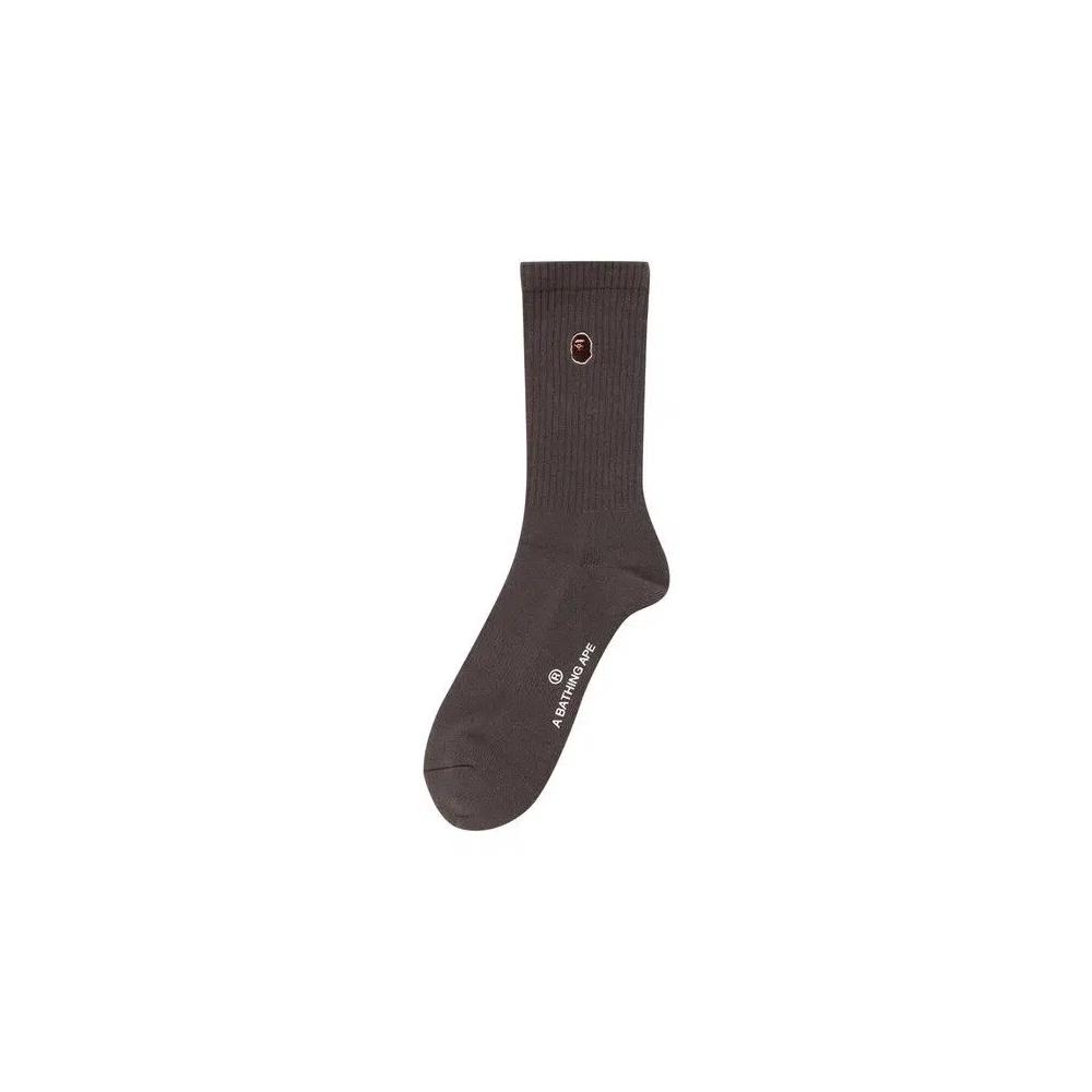 Носки и колготки BAPE One Point Socks 'Charcoal' 1