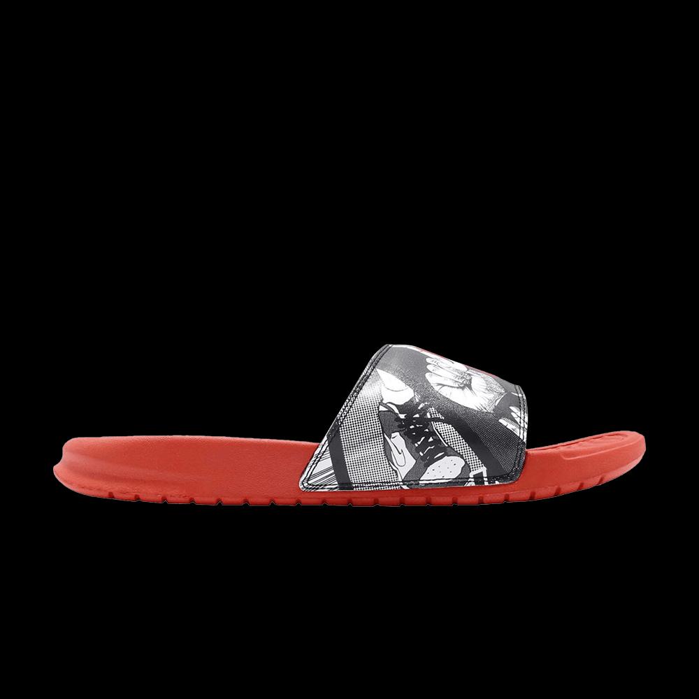 Слайды Nike Benassi JDI Print 'Team Orange' 1