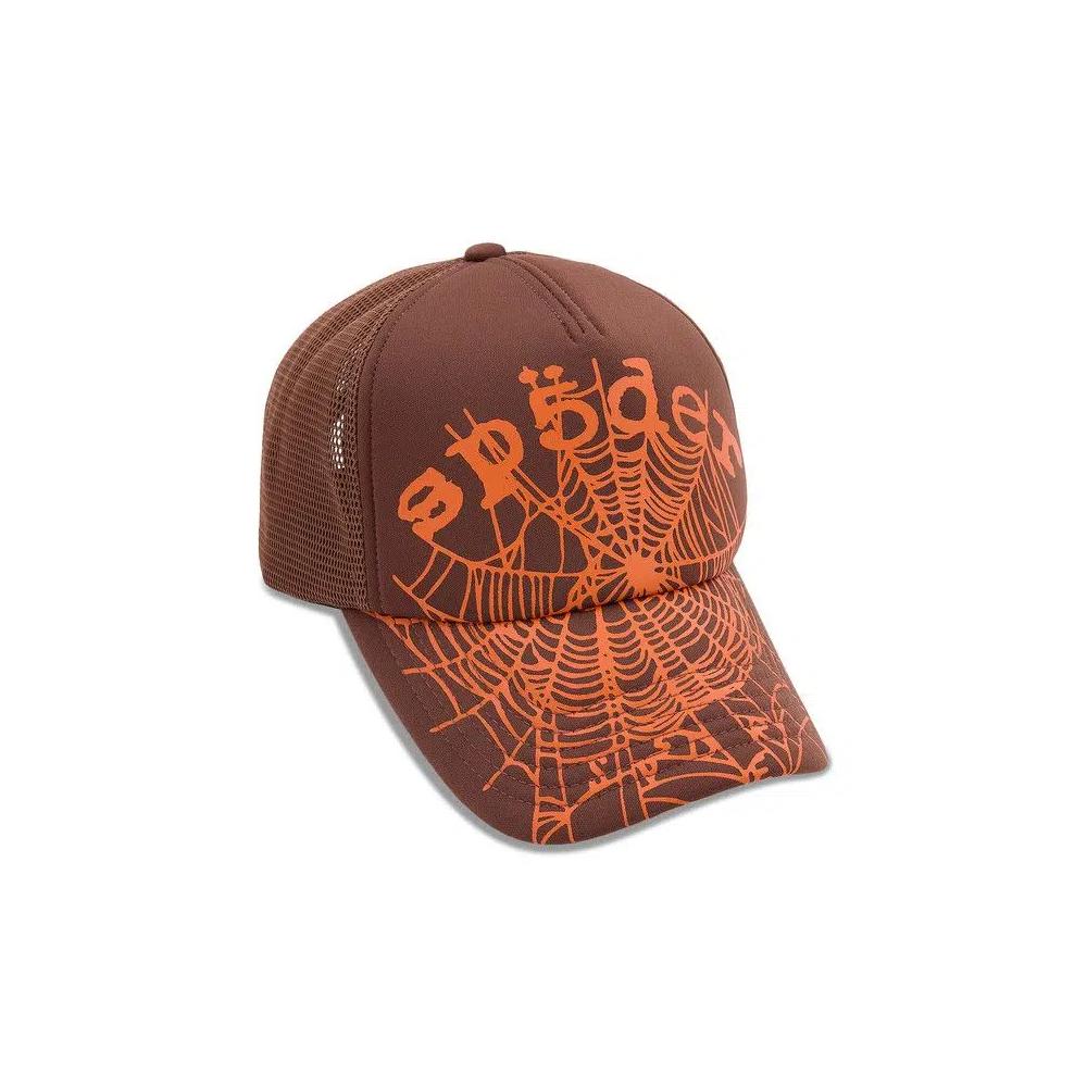 Кепка Sp5der Og Web V2 Trucker 'Brown' 1