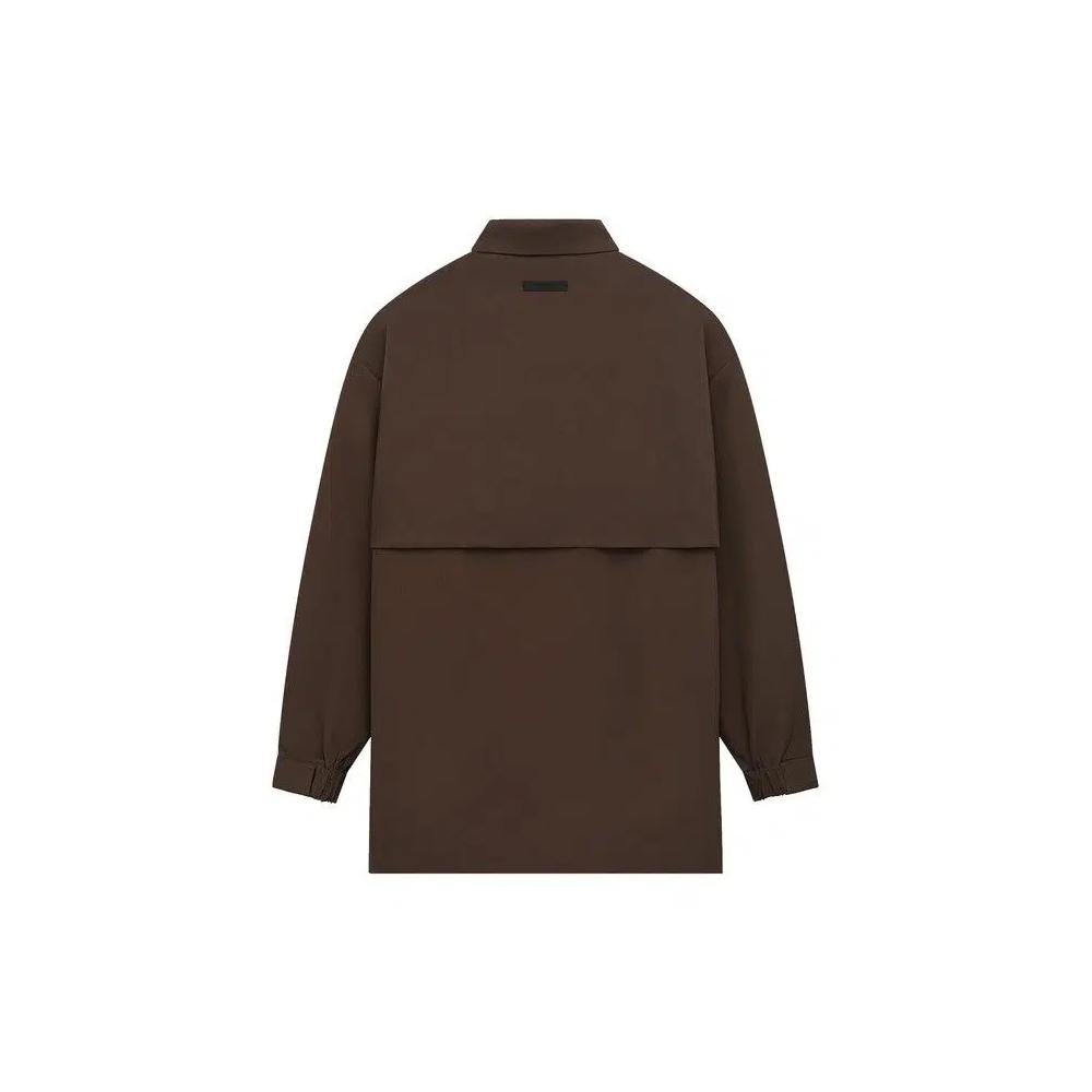Овершерты Fear of God Essentials Military Nylon Overshirt 'Brown' 2