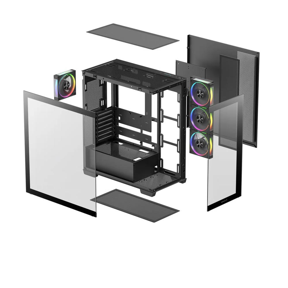 DEEPCOOL CG580 4F V2 ATX корпус - Черный 7