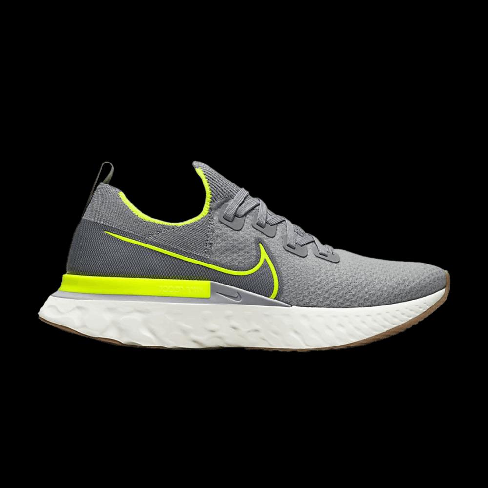 Кроссовки Nike React Infinity Run Flyknit 'Particle Grey Volt' 1