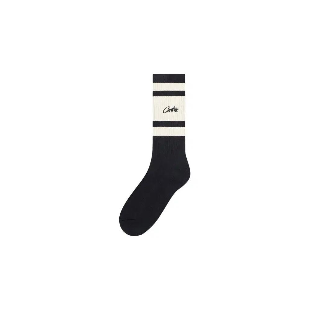 Носки и колготки Corteiz Retro Socks 'Black' 1