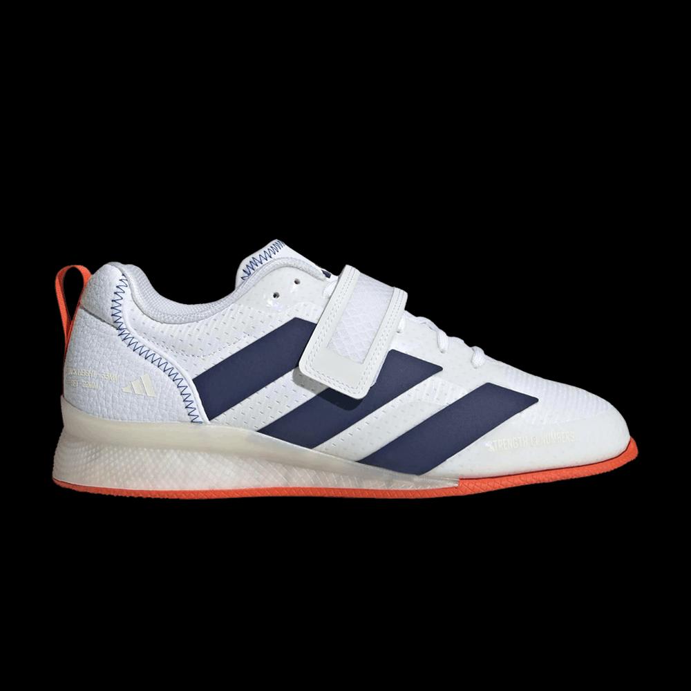 Кроссовки Adidas Adipower Weightlifting 3 «Cloud White Blue» 1