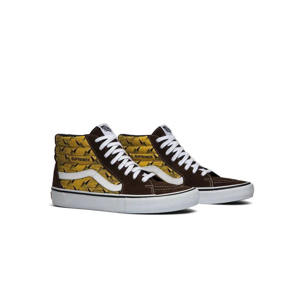 Лайфстайл Supreme x Vans Sk8-Hi Pro 'Diamond Plate Brown' 8