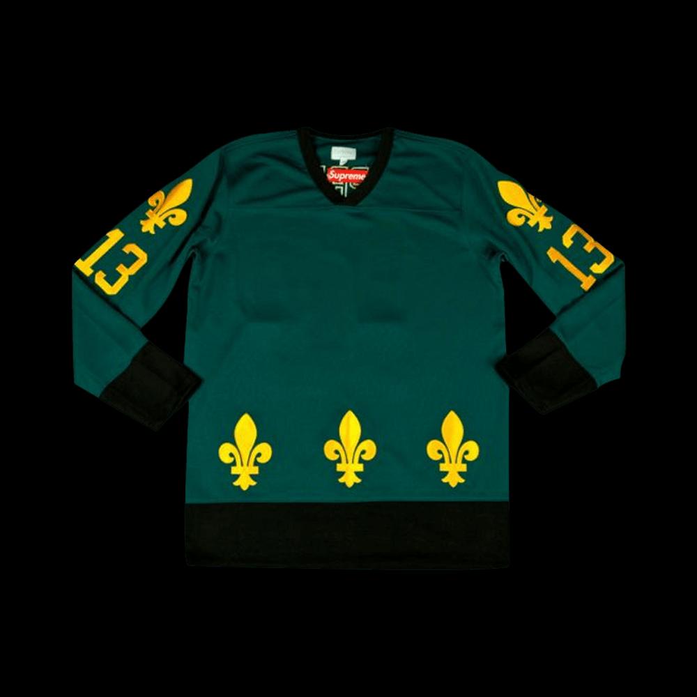 Джерси Supreme Fleur De Lis Hockey Jersey 'Бирюзовый' 1