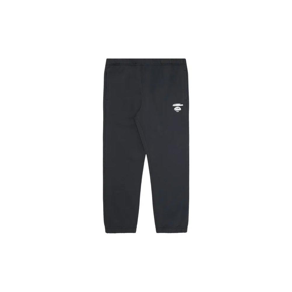 Спортивные штаны AAPE Moonface с принтом «Серые» 1