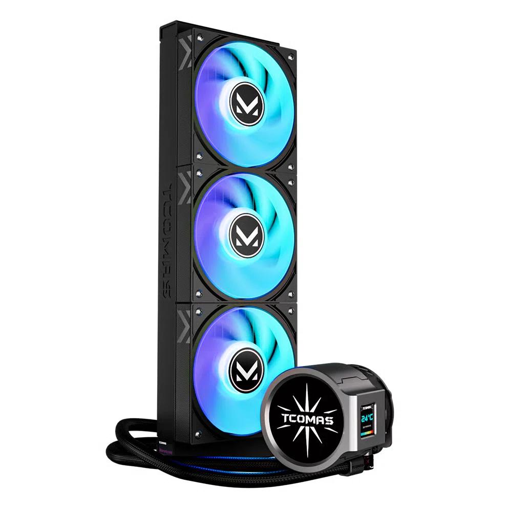 TCOMAS EDGE 360mm CPU водяное охлаждение - Black черный 1