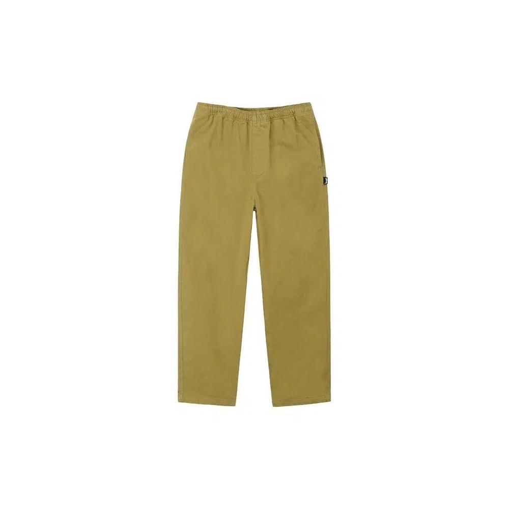 Брюки Stussy Brushed Beach Pant 'Яркий оливковый' 1