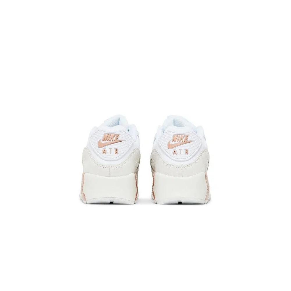 Кроссовки Nike Air Max 90 Leather GS 'White Metallic Red Bronze' 6
